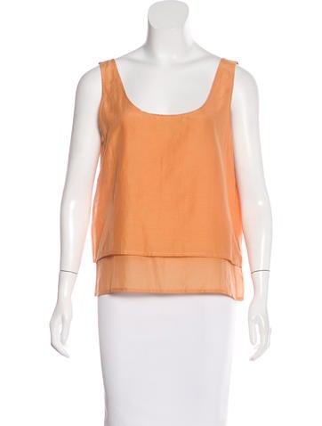 The Row Silk-Blend Sleeveless Top