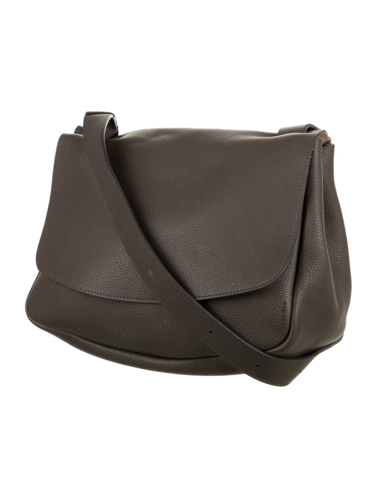 The Row Leather Mail Messenger Bag Handbags THR60860 The RealReal