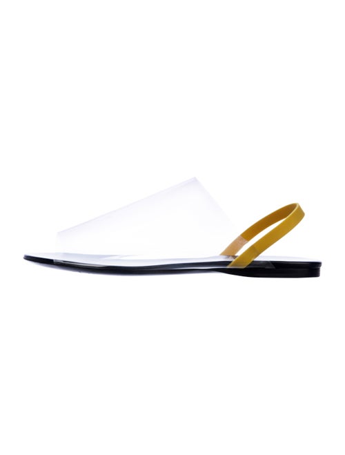 The Row PVC Slingback Sandals Clear