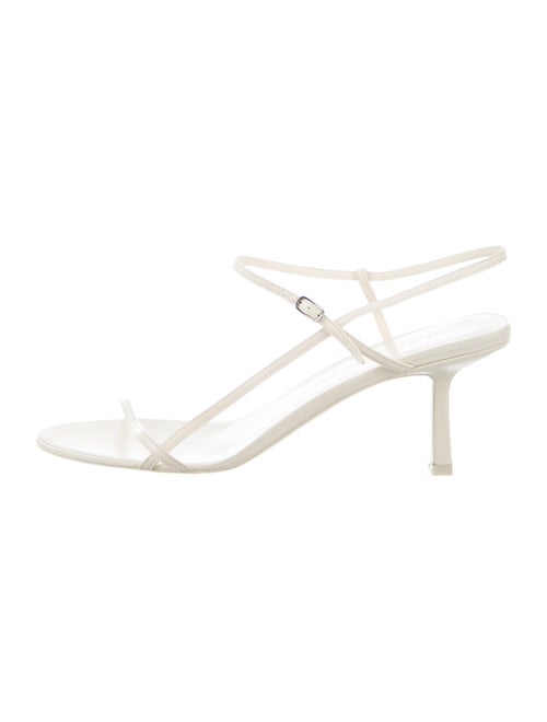 The Row Bare Leather Sandals w/ Tags White
