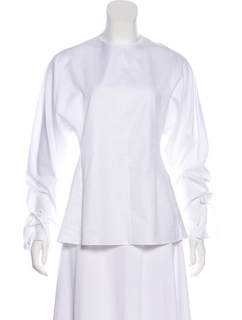 The Row Poplin Kimono Top