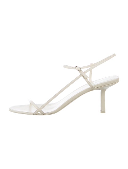 The Row The Bare Leather Sandals w/ Tags White