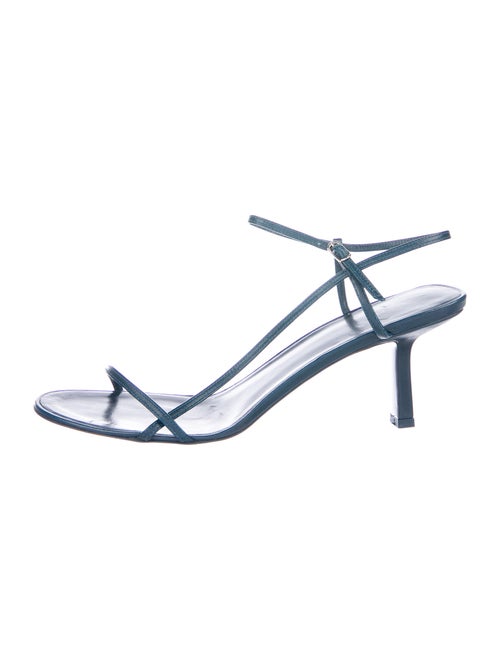 The Row Leather Sandals Blue