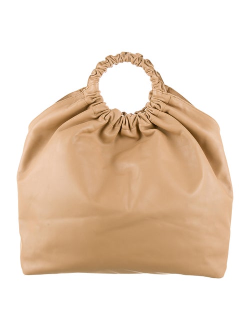The Row Double Circle Tote Silver