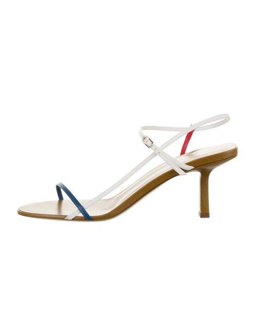 The Row Leather Sandals White