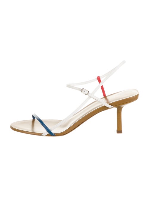 The Row Leather Sandals White