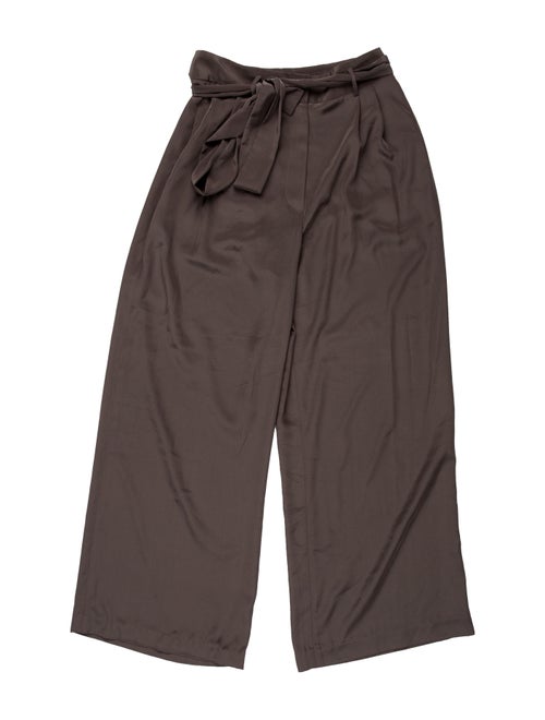 The Row Wide Leg Pants Green