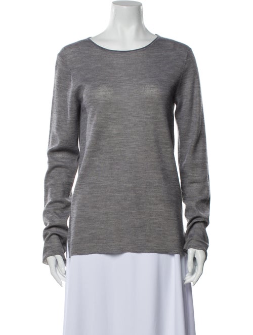 The Row Scoop Neck Sweater Grey