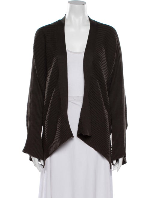 The Row Open Front Sweater Green