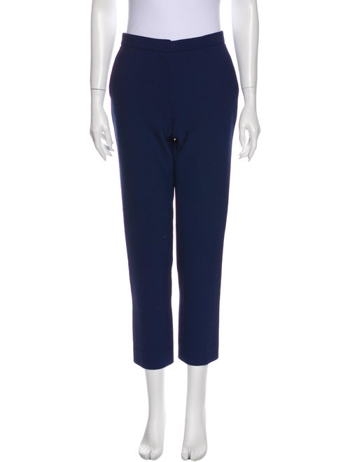 The Row Straight Leg Pants Blue