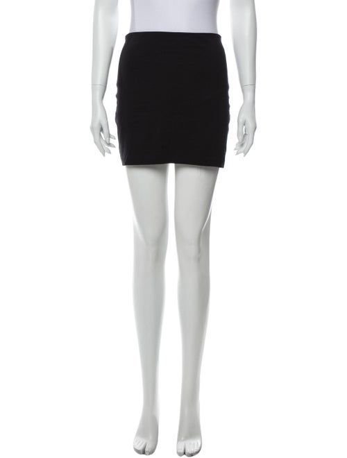 The Row Mini Skirt Black