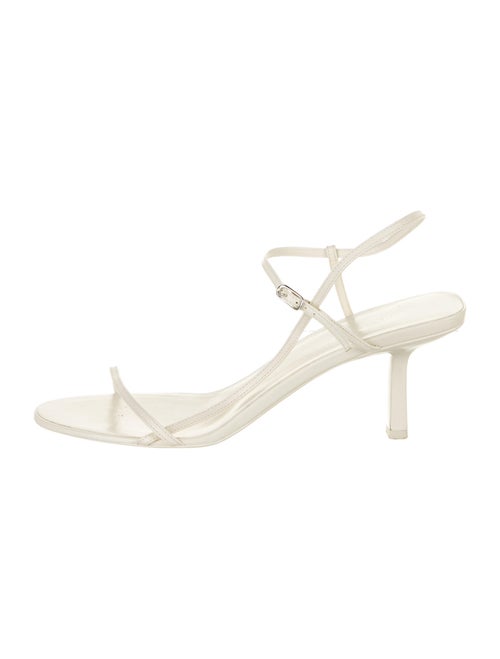 The Row Leather Sandals White