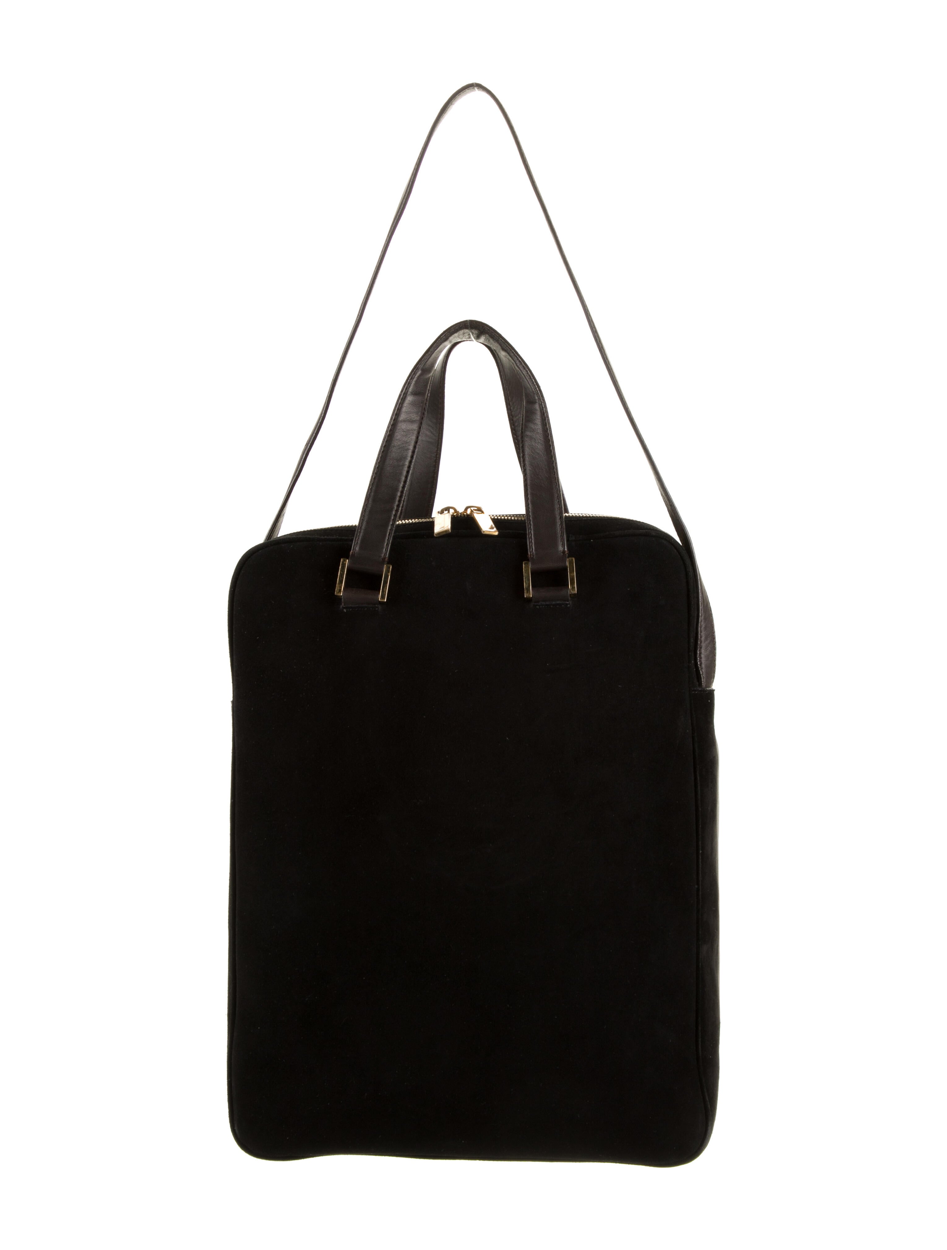 The Row Leather Handle Bag Brown Handle Bags, Handbags THR92049