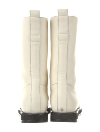 The Row Leather Lace-Up Boots