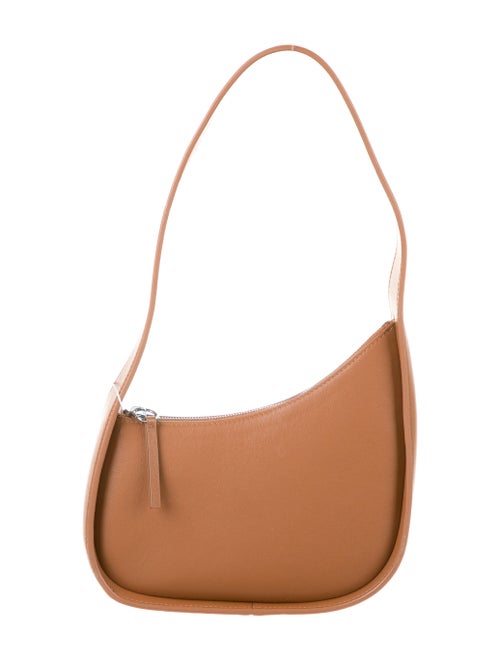 The Row Half Moon leather shoulder bag