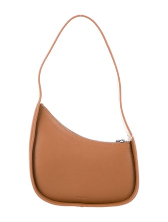 The Row Half Moon leather shoulder bag