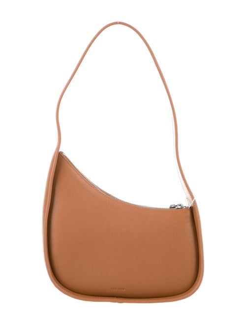 The Row Half Moon leather shoulder bag