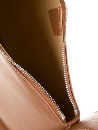 The Row Half Moon leather shoulder bag