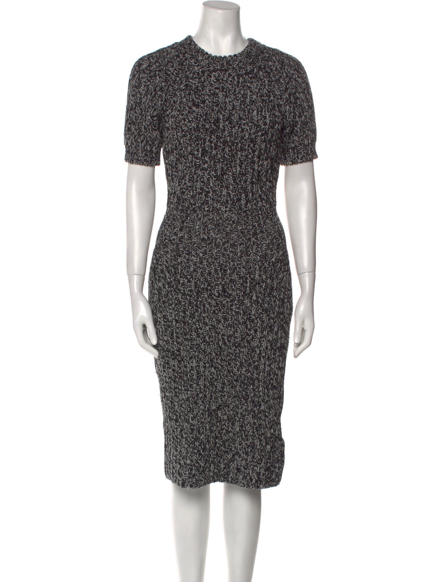 There Was One Virgin Wool Midi Length Dress