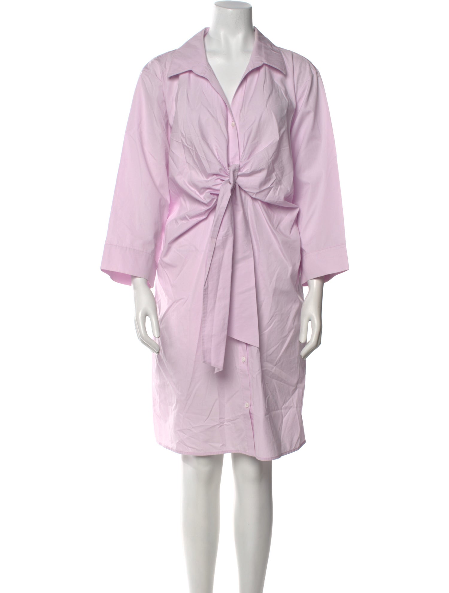 There Was One V-Neck Knee-Length Dress