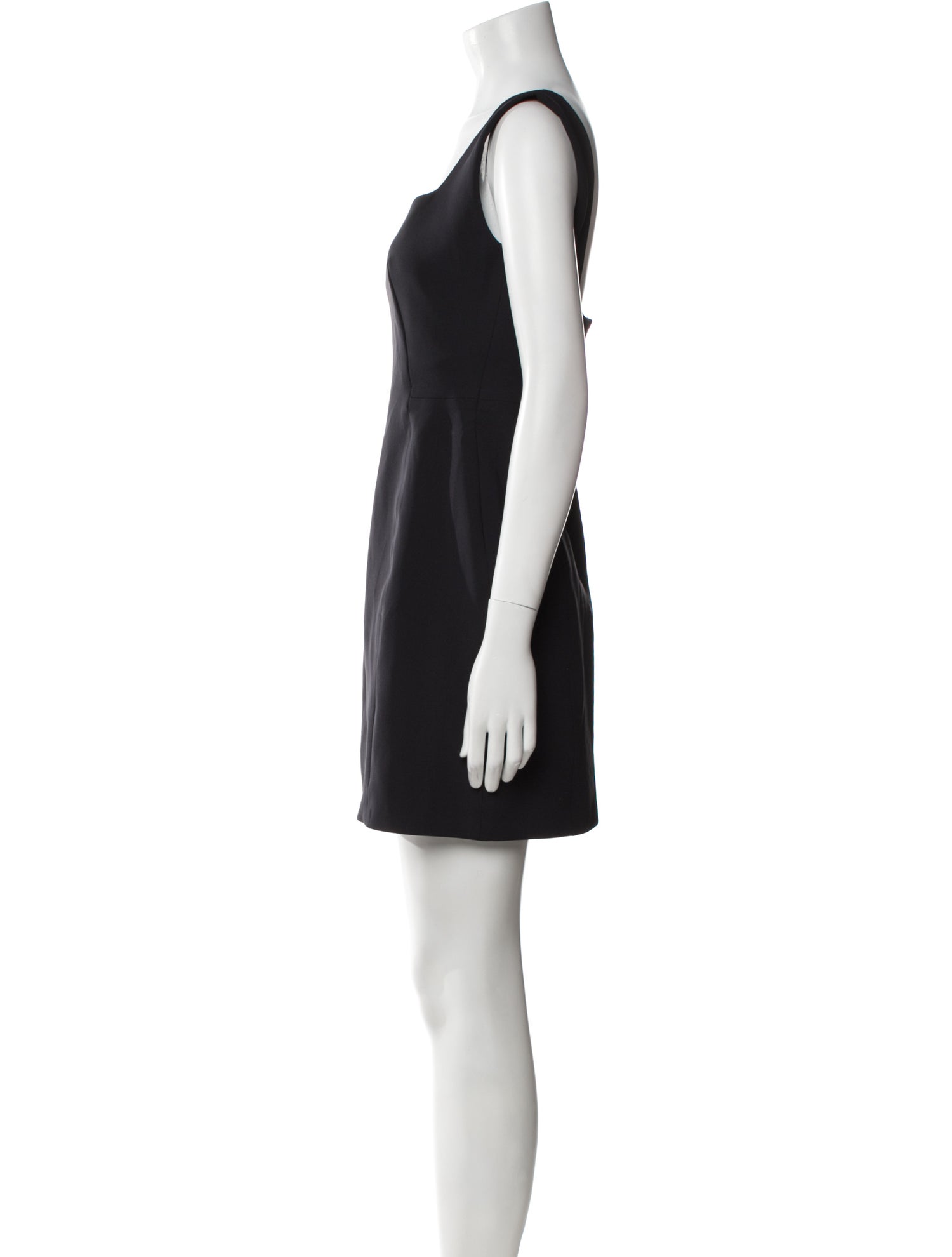 There Was One Square Neckline Mini Dress