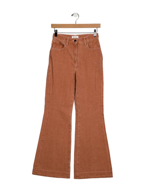 There Was One Mid-Rise Wide Leg Jeans