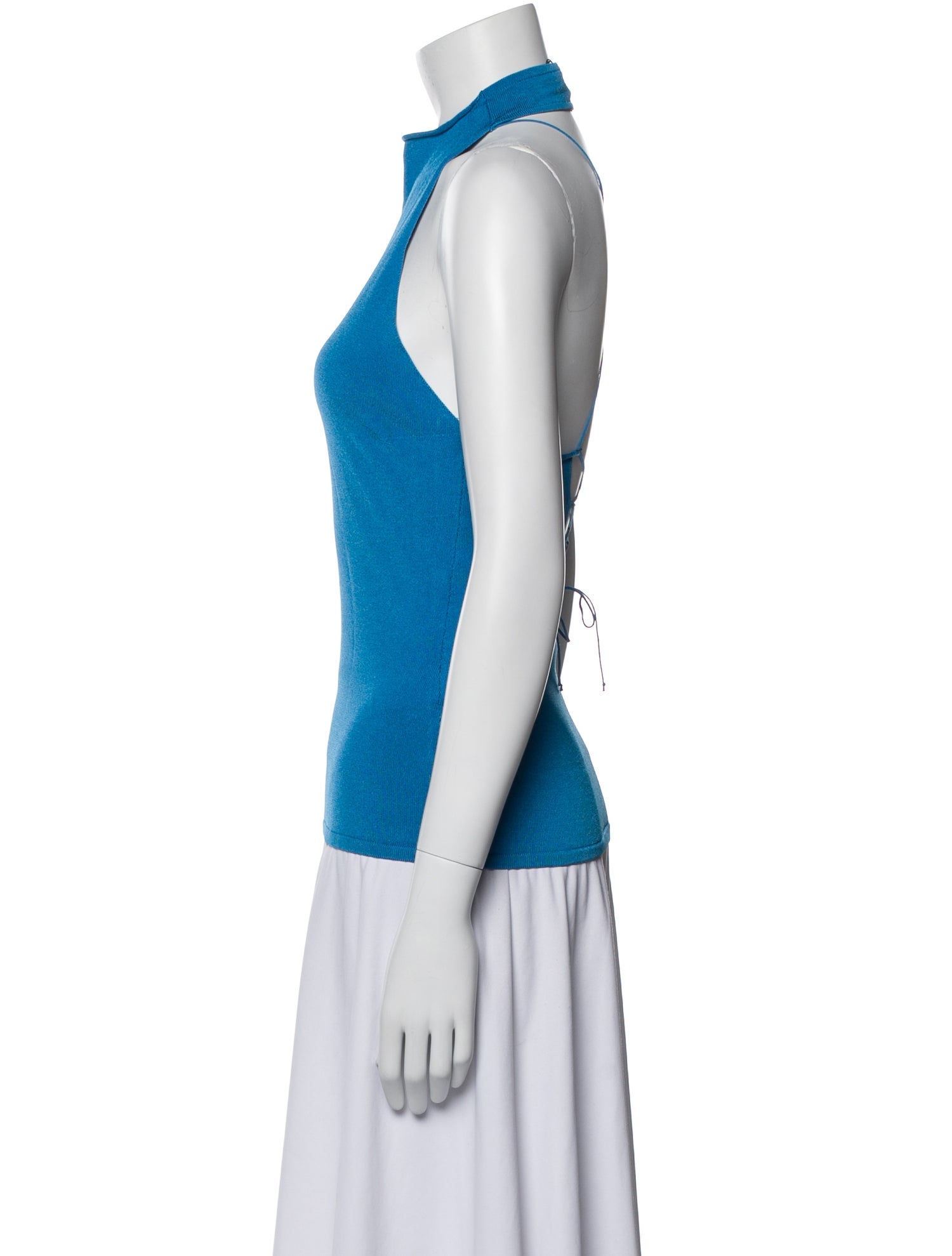 There Was One Halterneck Sleeveless Top