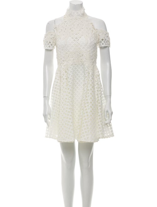 Thurley Lace Pattern Mini Dress