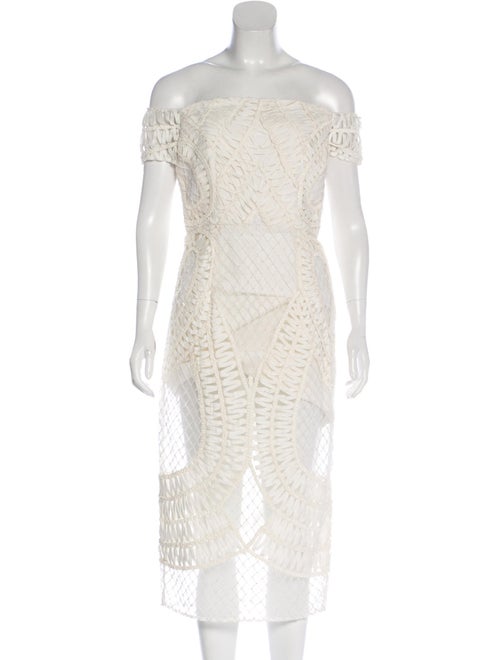 Thurley Off-The-Shoulder Lace Dress