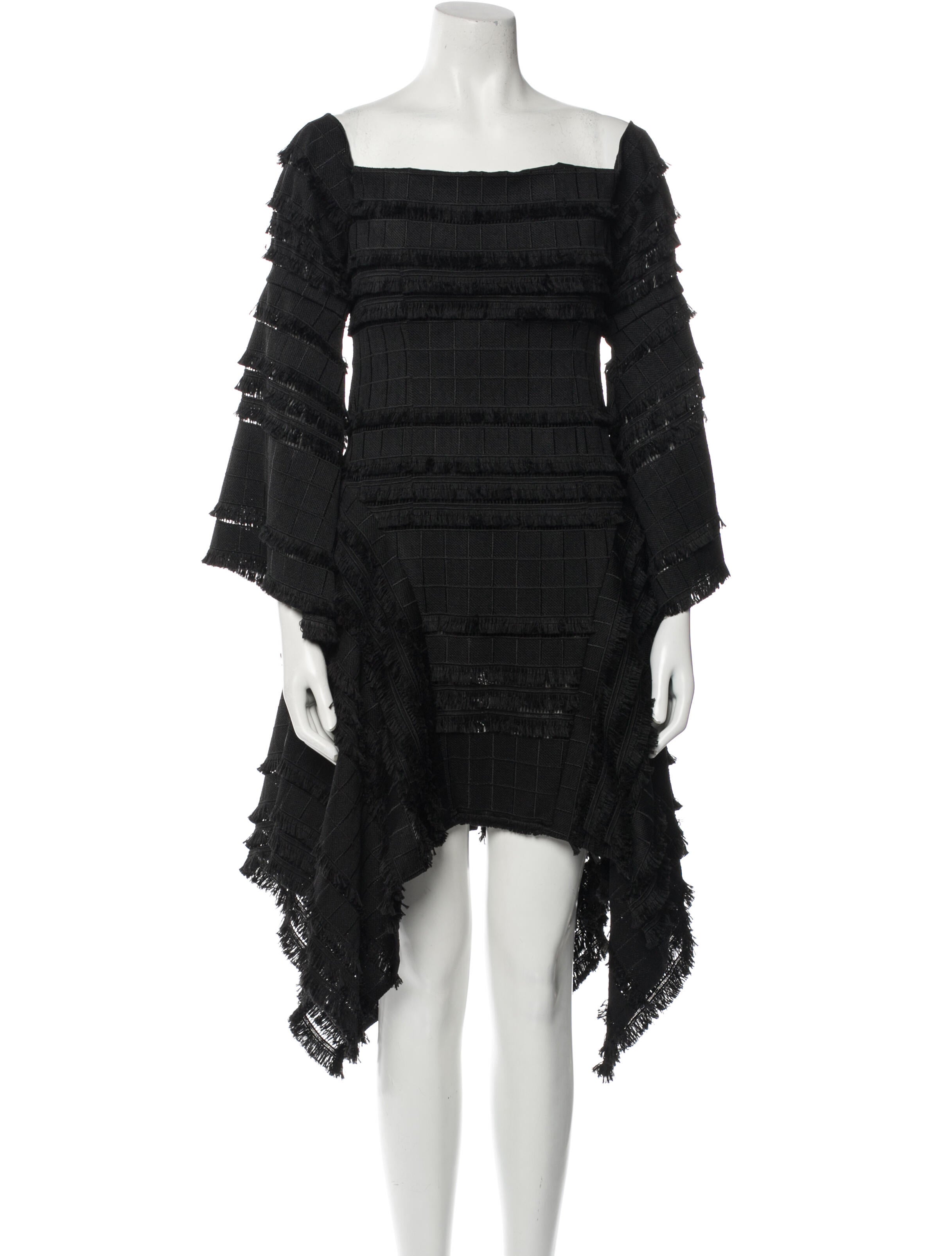 Thurley Square Neckline Knee-Length Dress