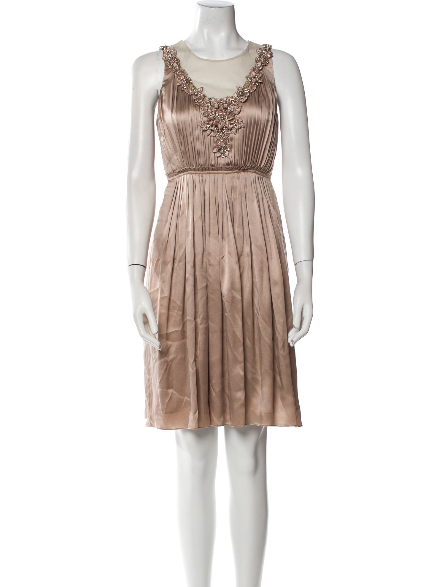 Thurley Silk Knee-Length Dress