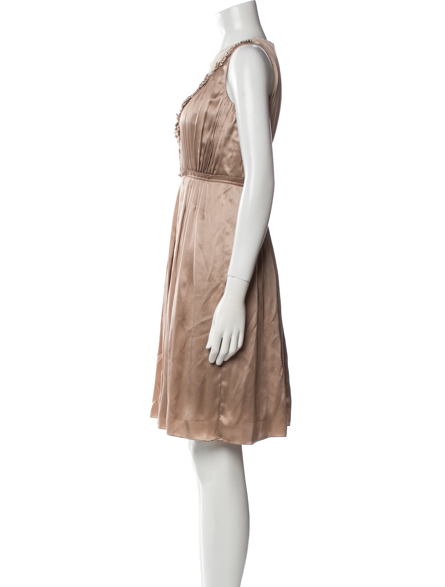 Thurley Silk Knee-Length Dress