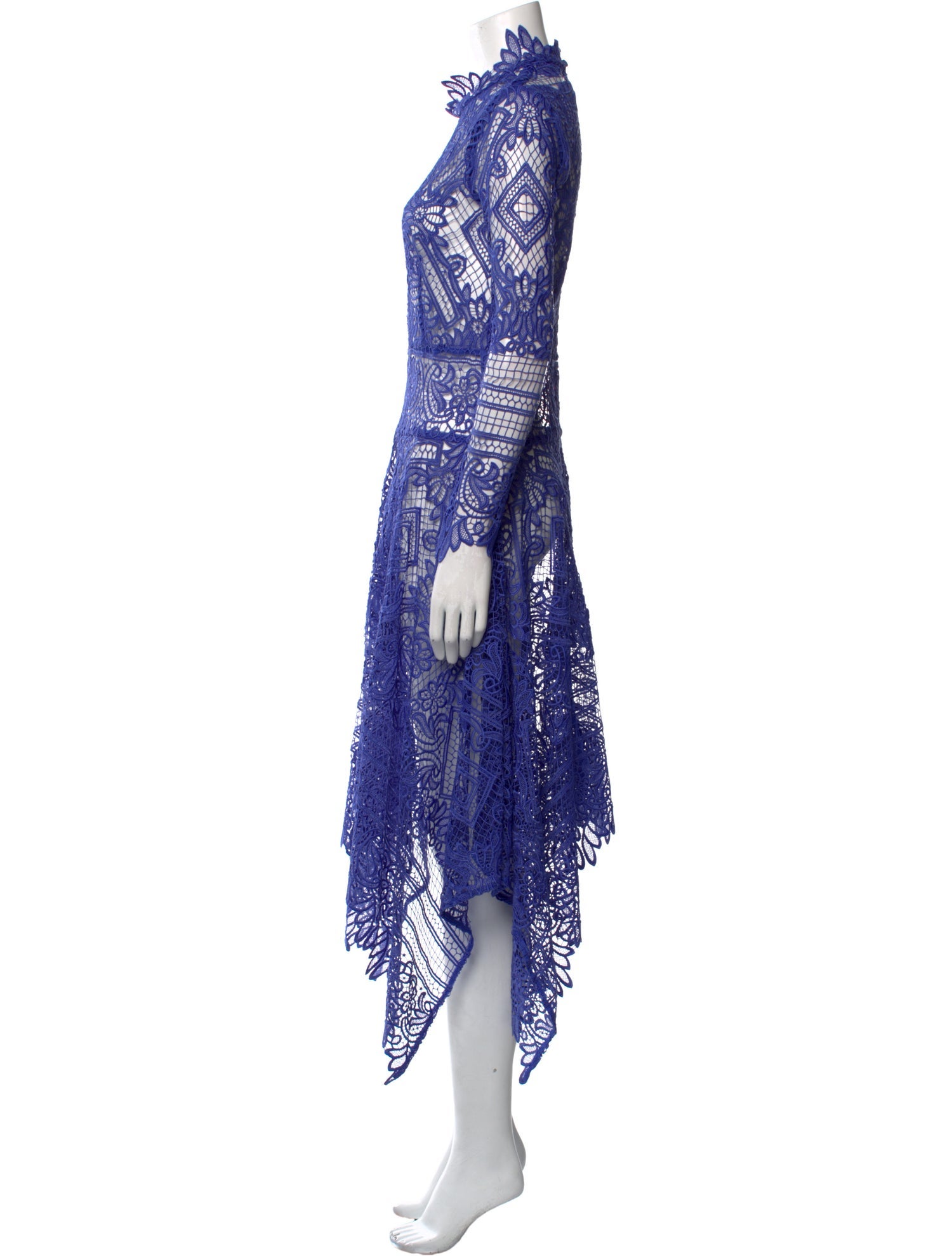 Thurley Lace Pattern Long Dress