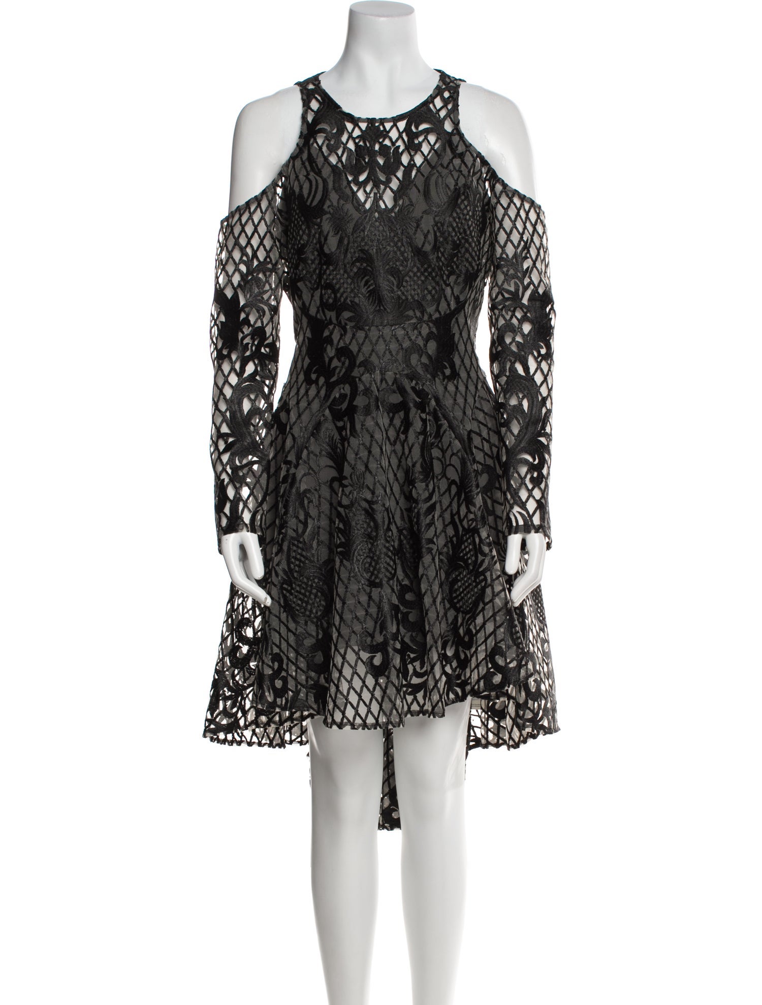 Thurley Lace Pattern Midi Length Dress