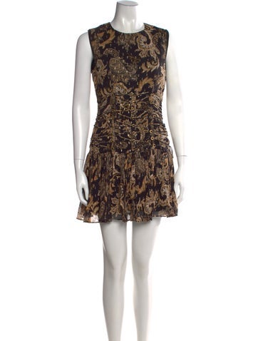Pre-owned Thurley Silk Mini Dress