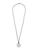 Tina Chow Quartz & Cord Pendant Necklace