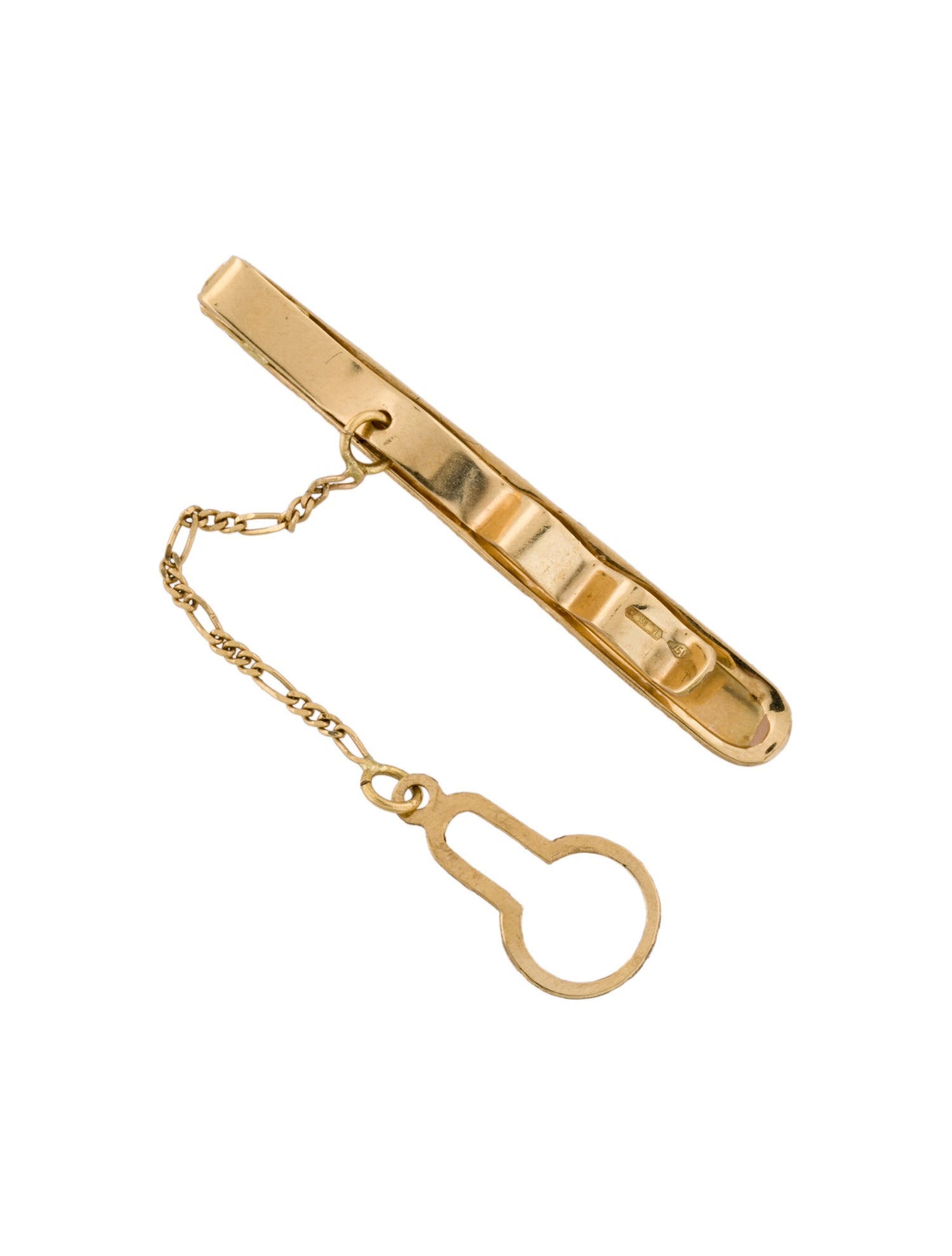 Tie Clip 18K Textured