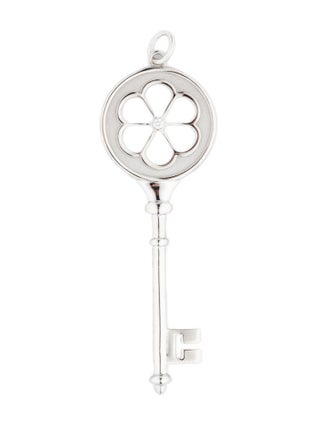 Tiffany & Co. Diamond Key Pendant