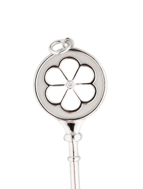 Tiffany & Co. Diamond Key Pendant