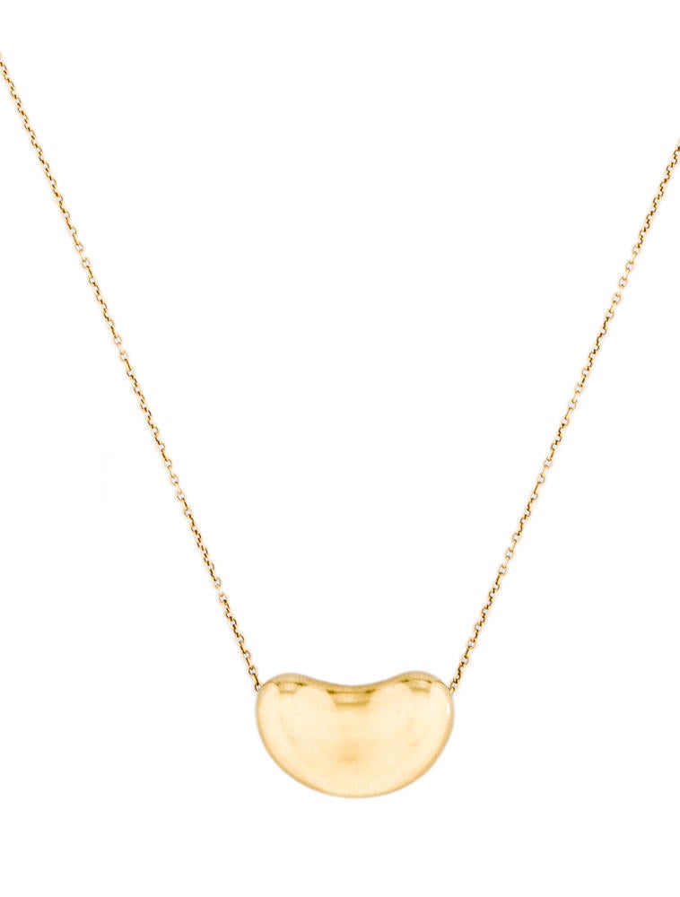 Tiffany & Co. Gold Bean Necklace