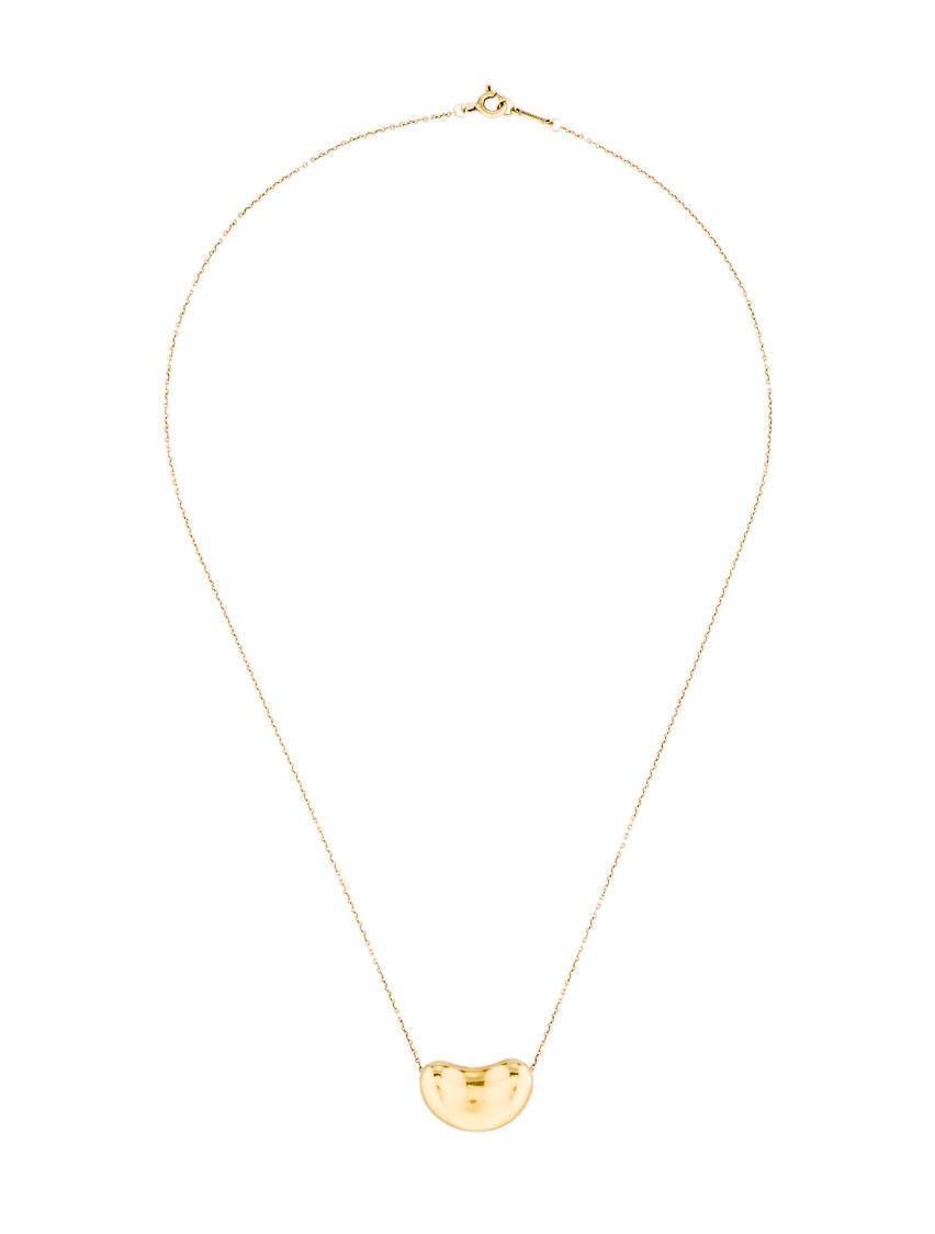 Tiffany & Co. Gold Bean Necklace