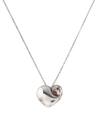 Tiffany & Co. Full Heart Pendant Necklace