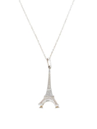 Tiffany & Co. Eiffel Tower Pendant Necklace