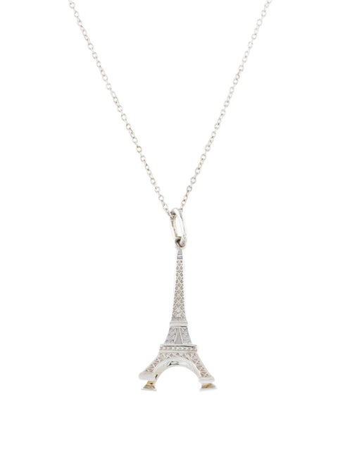 Tiffany & Co. Eiffel Tower Pendant Necklace