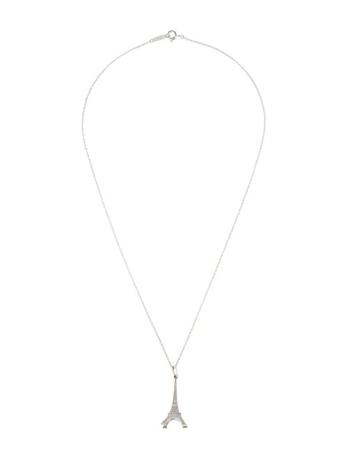 Tiffany & Co. Eiffel Tower Pendant Necklace