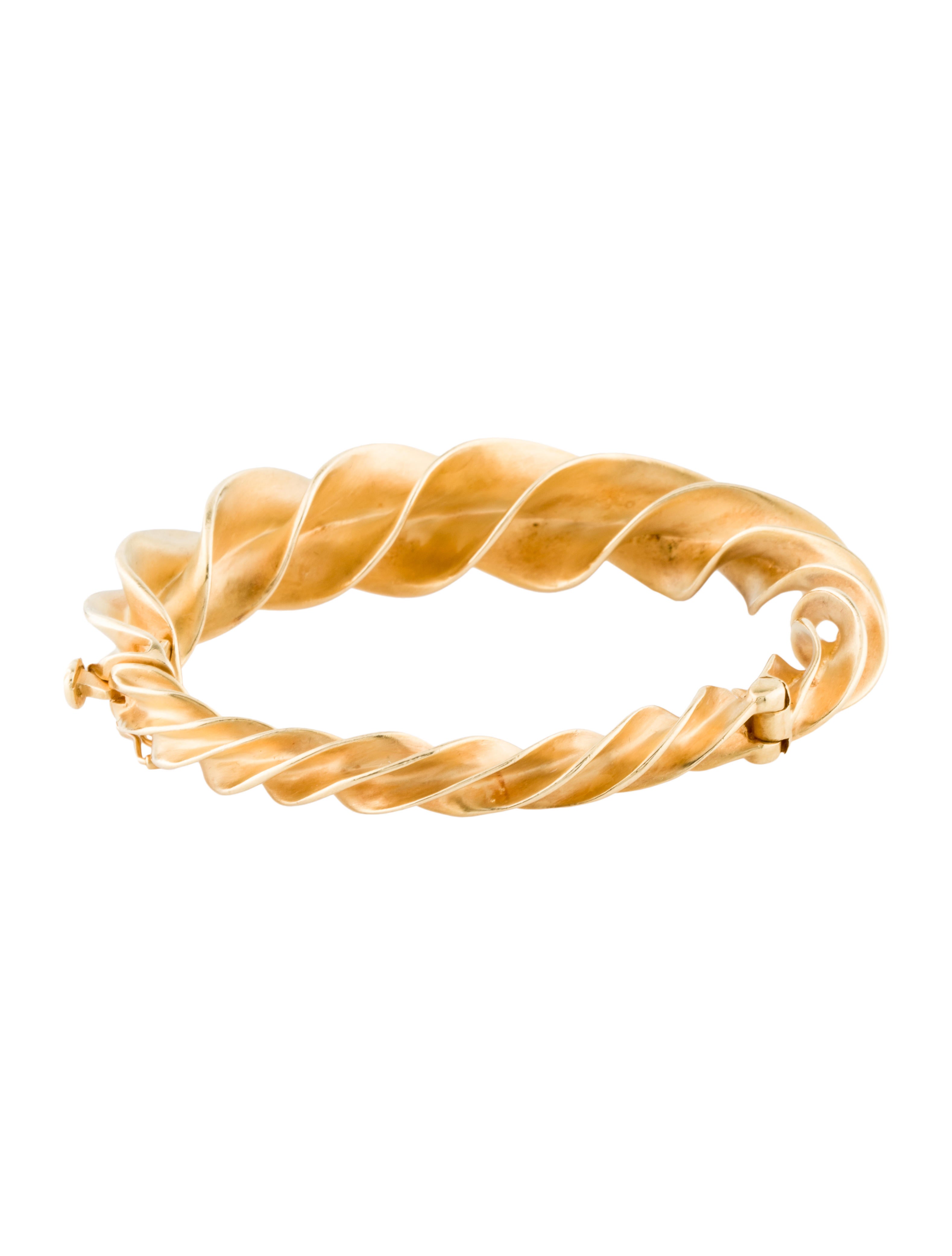 【CTHY】TWIST BANGLE Tiffany & Co. 18K Schlumberger Crazy Twist Bangle - 18K