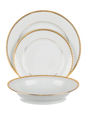 Tiffany & Co. 13-Piece Gold Band Limoges Tableware Set