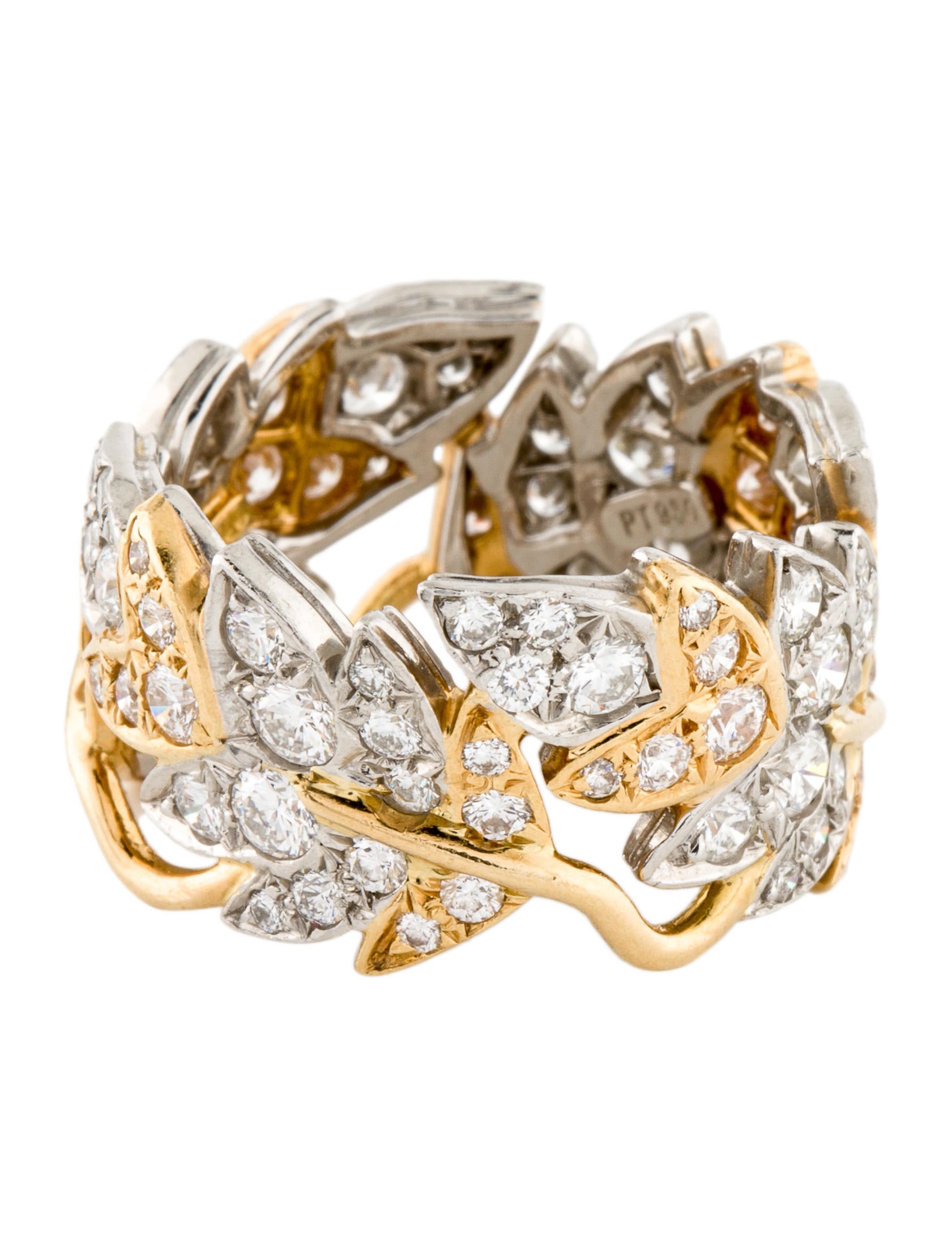 Tiffany & Co. Diamond Four Leaves Ring Rings TIF118920 The RealReal