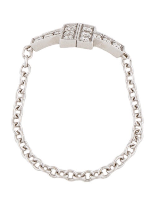 Tiffany & Co. Diamond Two Chain Ring