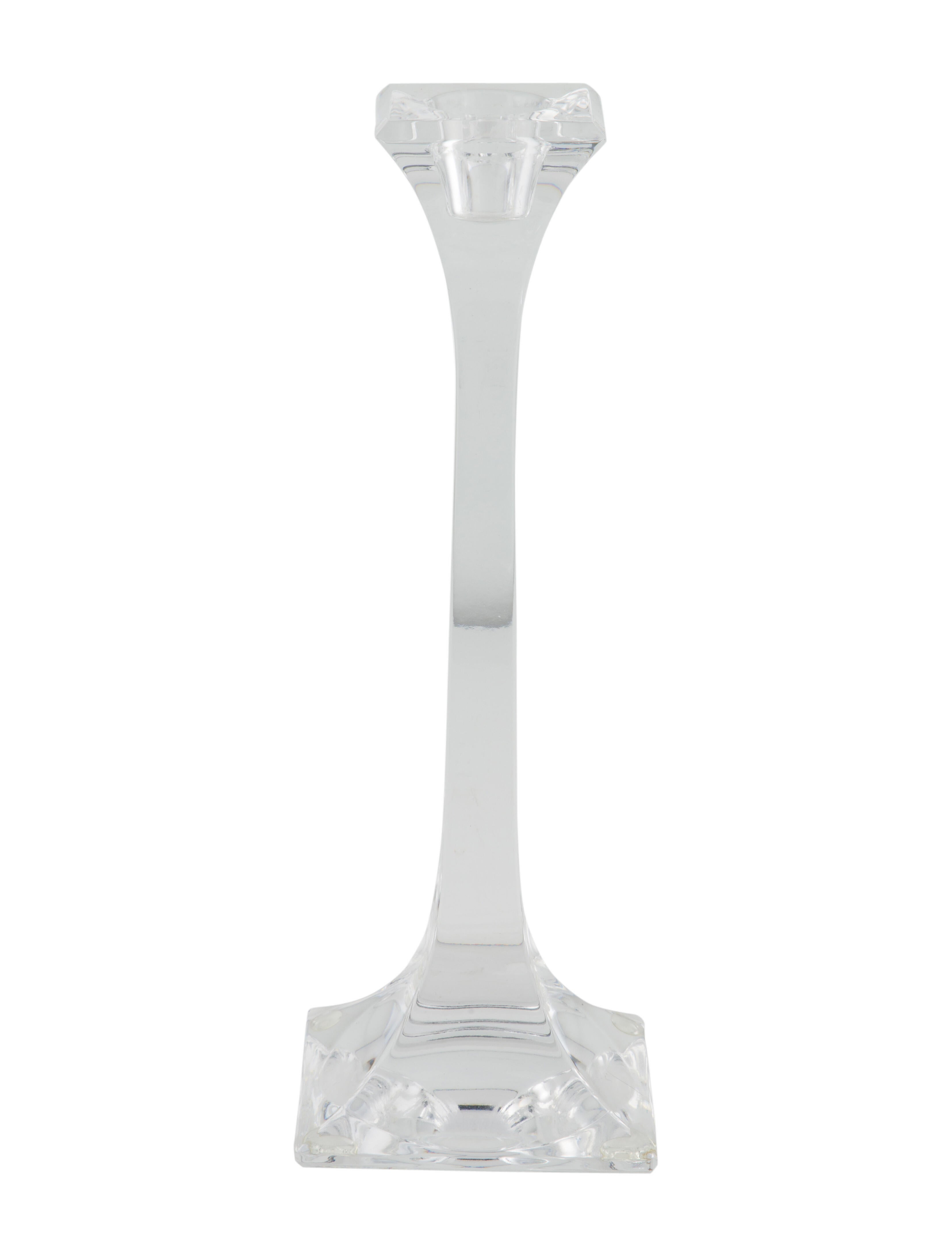 Tiffany & Co. Crystal Candlestick Holder Decor & Accessories